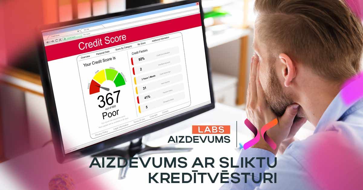 bilde aizdevums ar sliktu kredītvēsturi